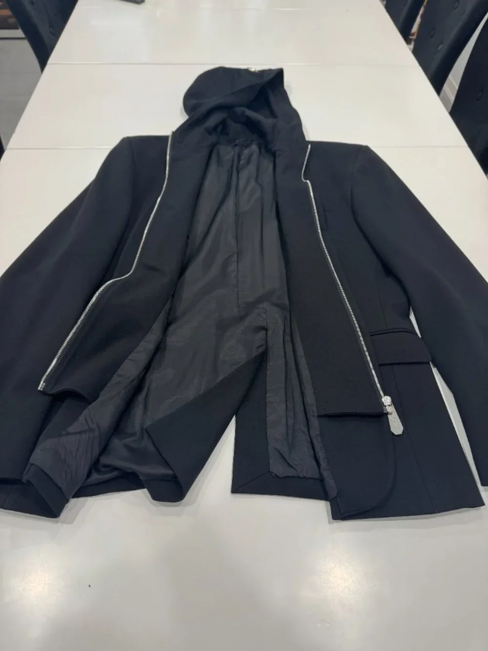 PHILIPP PLEIN Hoodie Blazer, Size 56 IT/FR, US 44-46